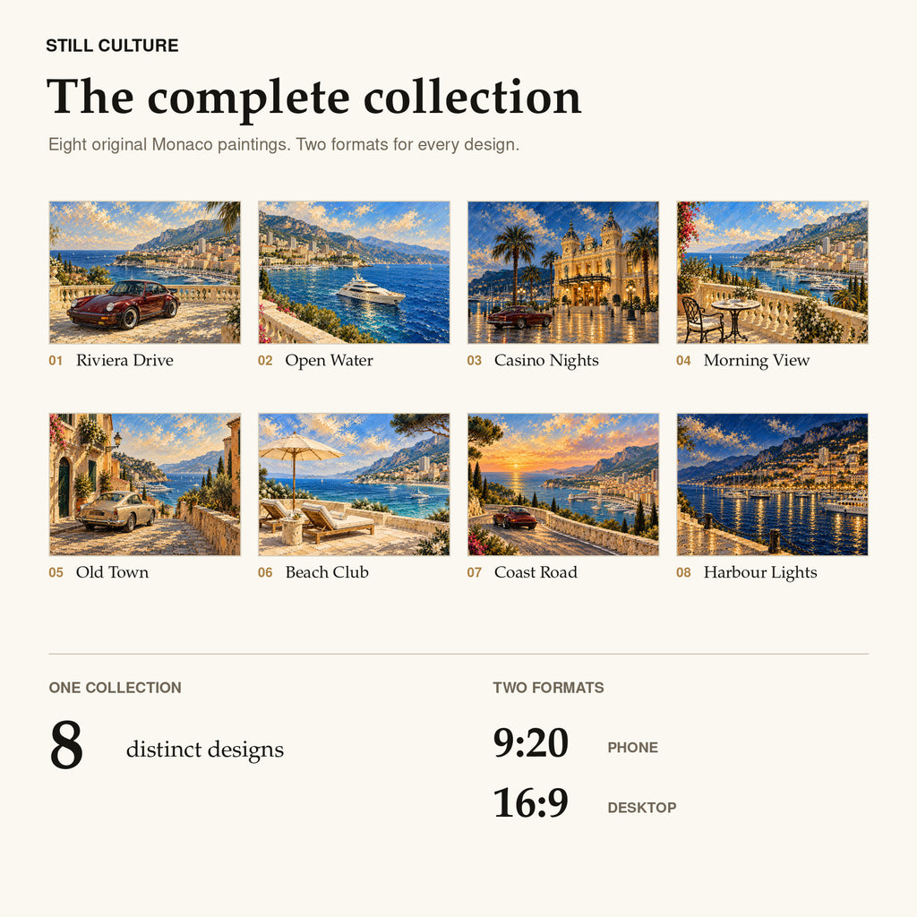 Monaco Collection - 8 Wallpapers