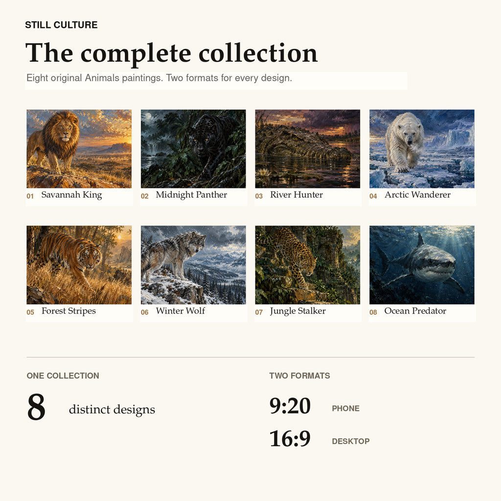 Animals Collection - 8 Designs