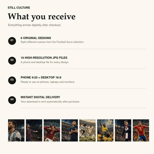 Football Aura Collection - 8 Designs