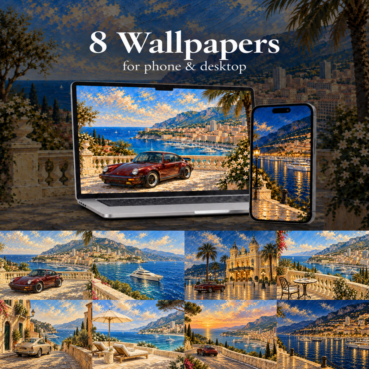 Monaco Collection - 8 Designs