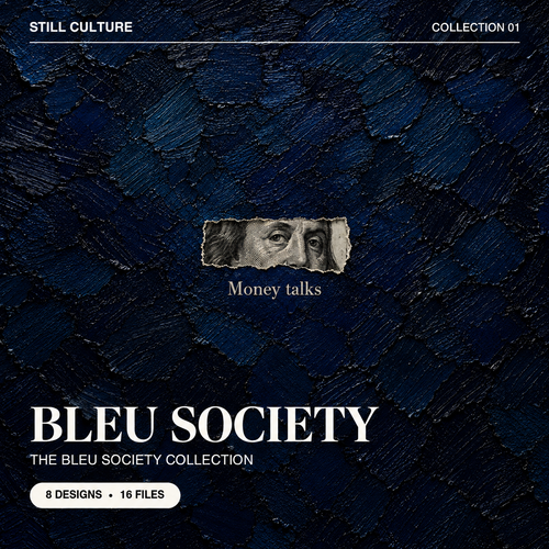 Blue Society Collection - 8 Designs