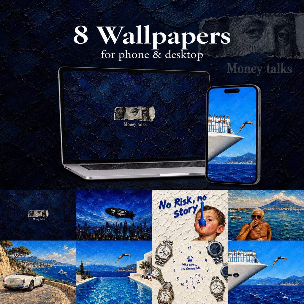 Blue Society Collection - 8 Designs