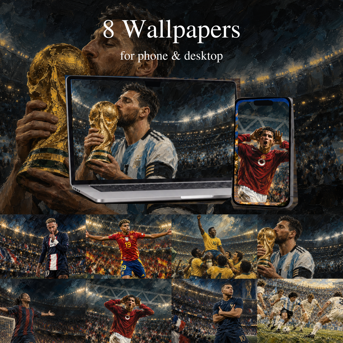 Football Aura Collection - 8 Designs